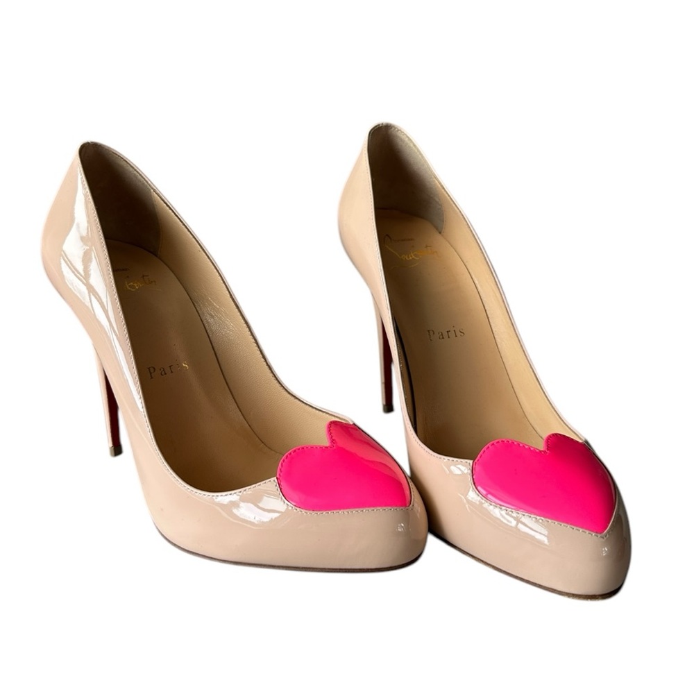 Christian Louboutin Patent Doracora 100 Pumps
